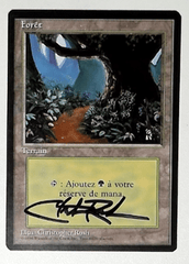 V1177: Forest/Foret: MP: 1994: French: Signed/Autographed: Christopher Rush: Black